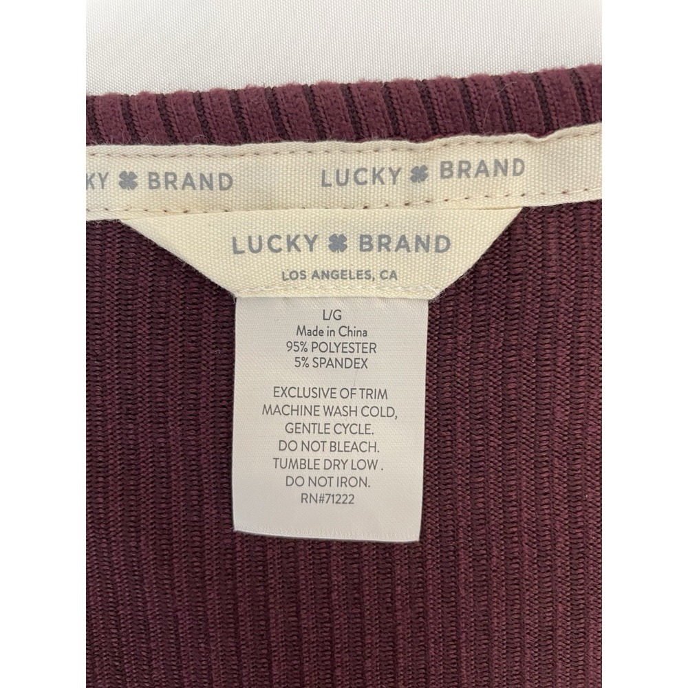 Lucky Brand Tank Top Womens Large Sleeveless Stretch New - Picture 3 of 6